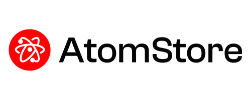 logotyp Atom Store