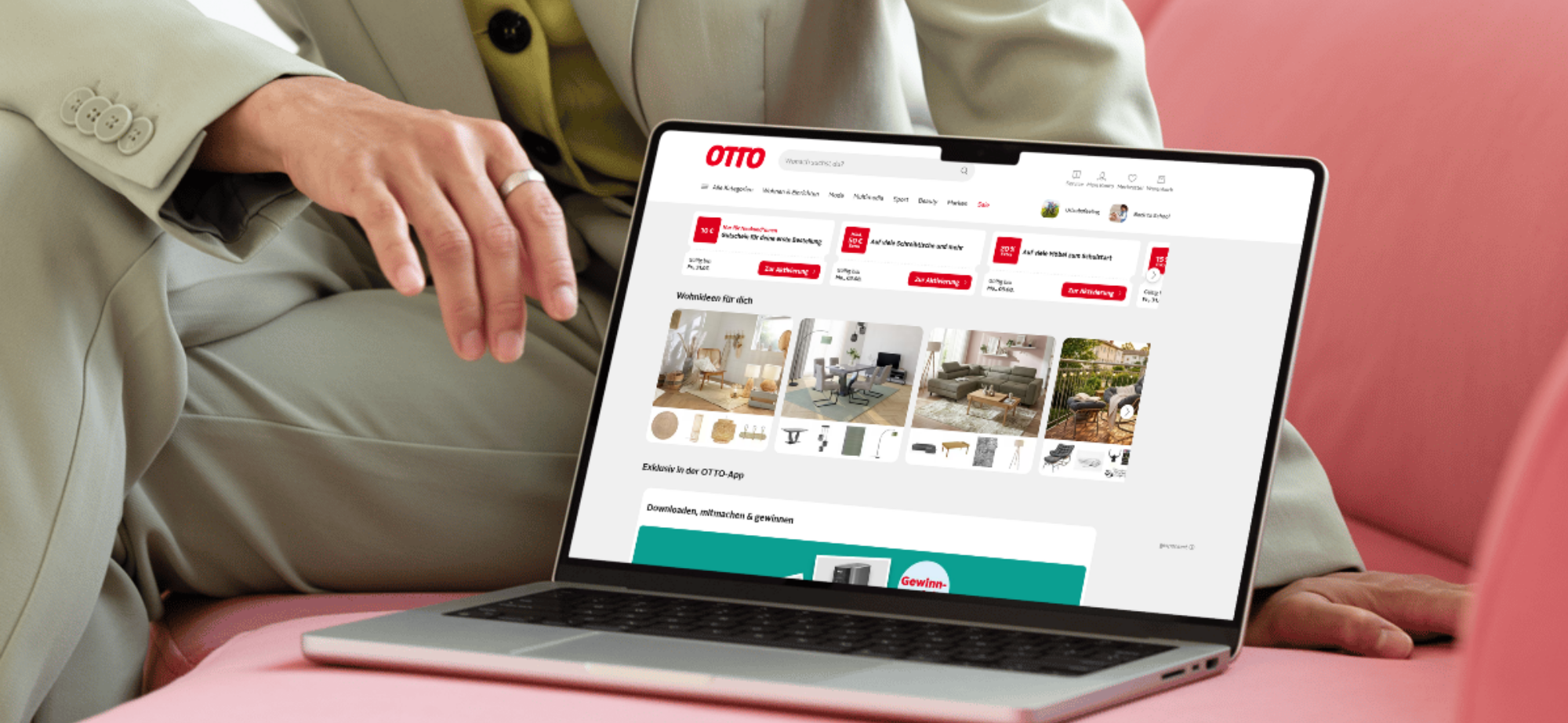 otto marketplace grafika z laptopem